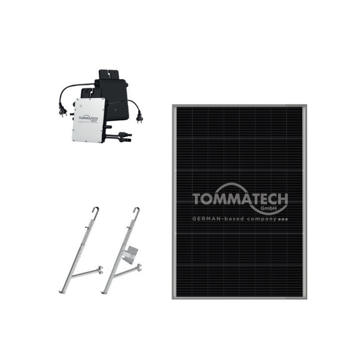 TommaTech 300We 1x240Wp Micro Inverter Balcony Set