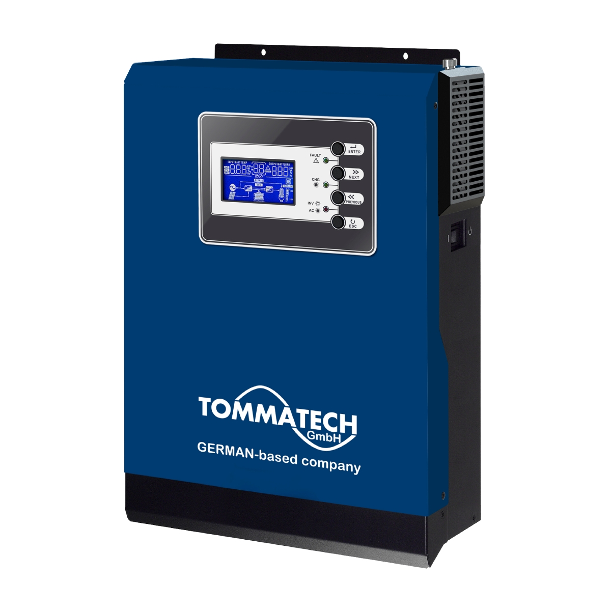 TommaTech New 1K 12V 1000W Intelligenter Wechselrichter
