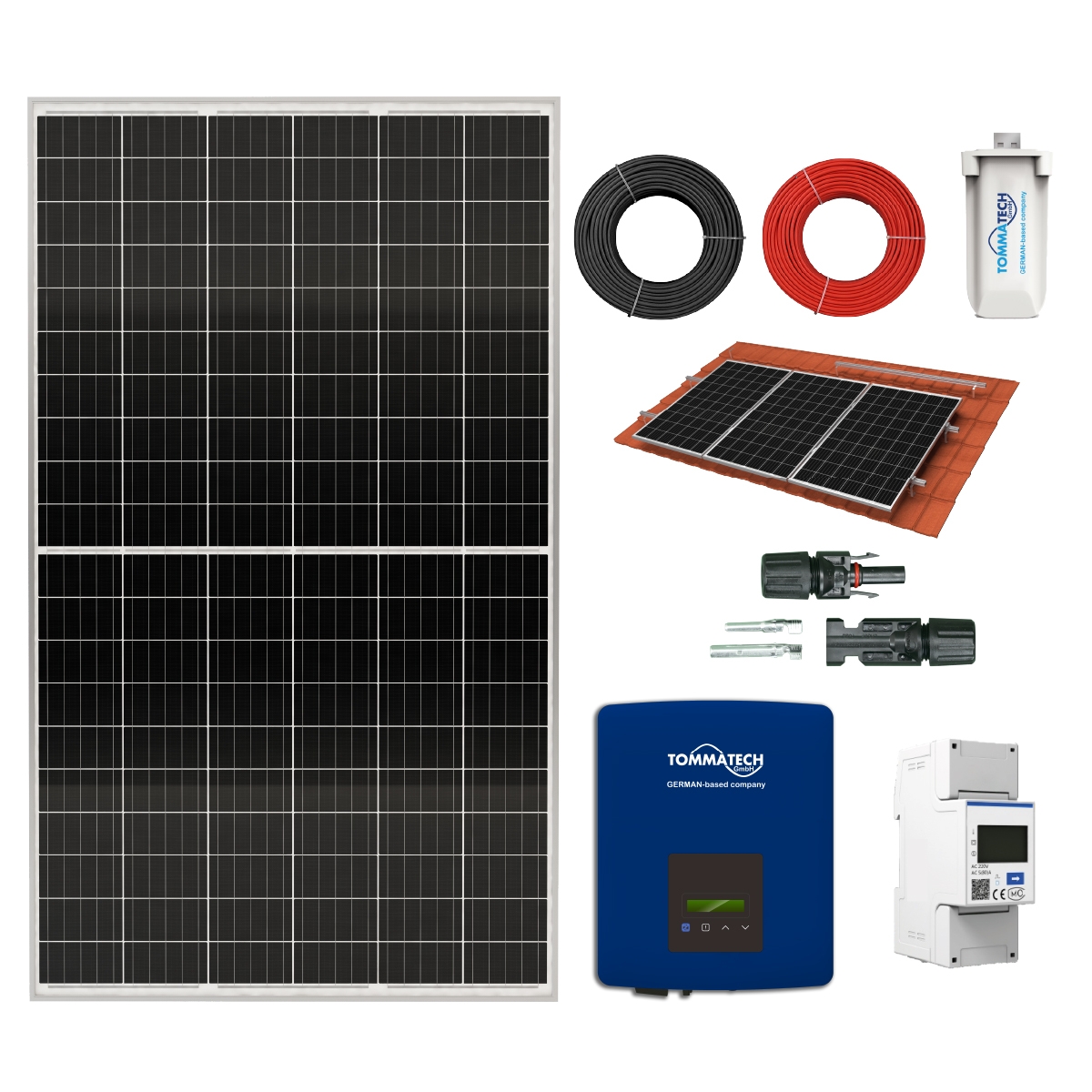 1.5kW / 1.9kWp Solar On-Grid Plug & Play Lösung