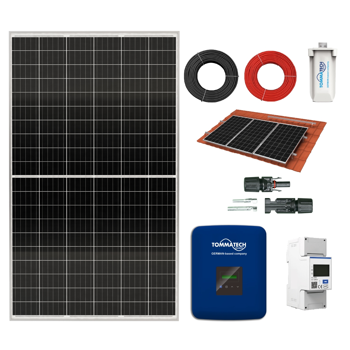 3.68kW / 5.32kWp Solar On-Grid Plug & Play Lösung