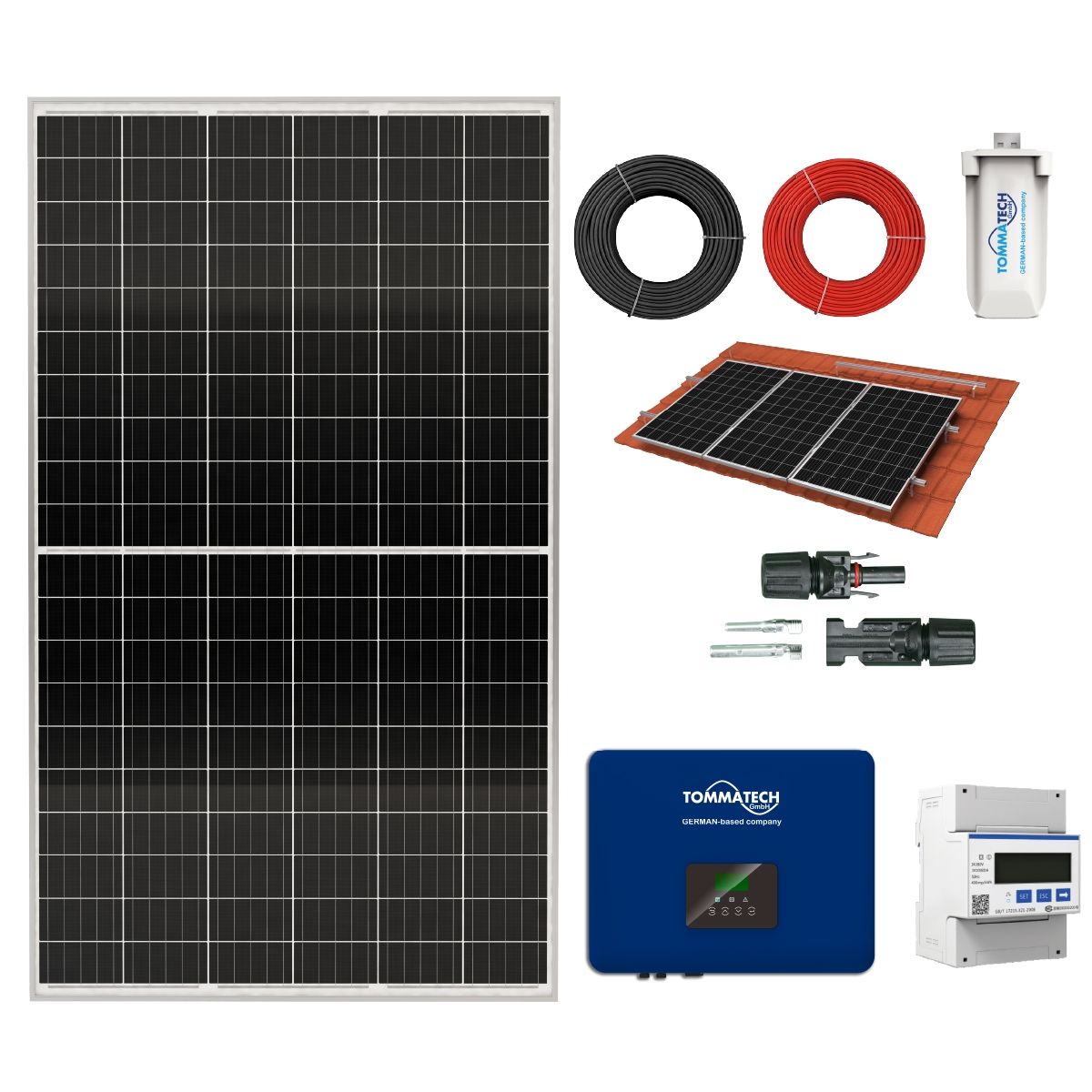 6kW / 8.74kWp Solar On-Grid Plug & Play Lösung
