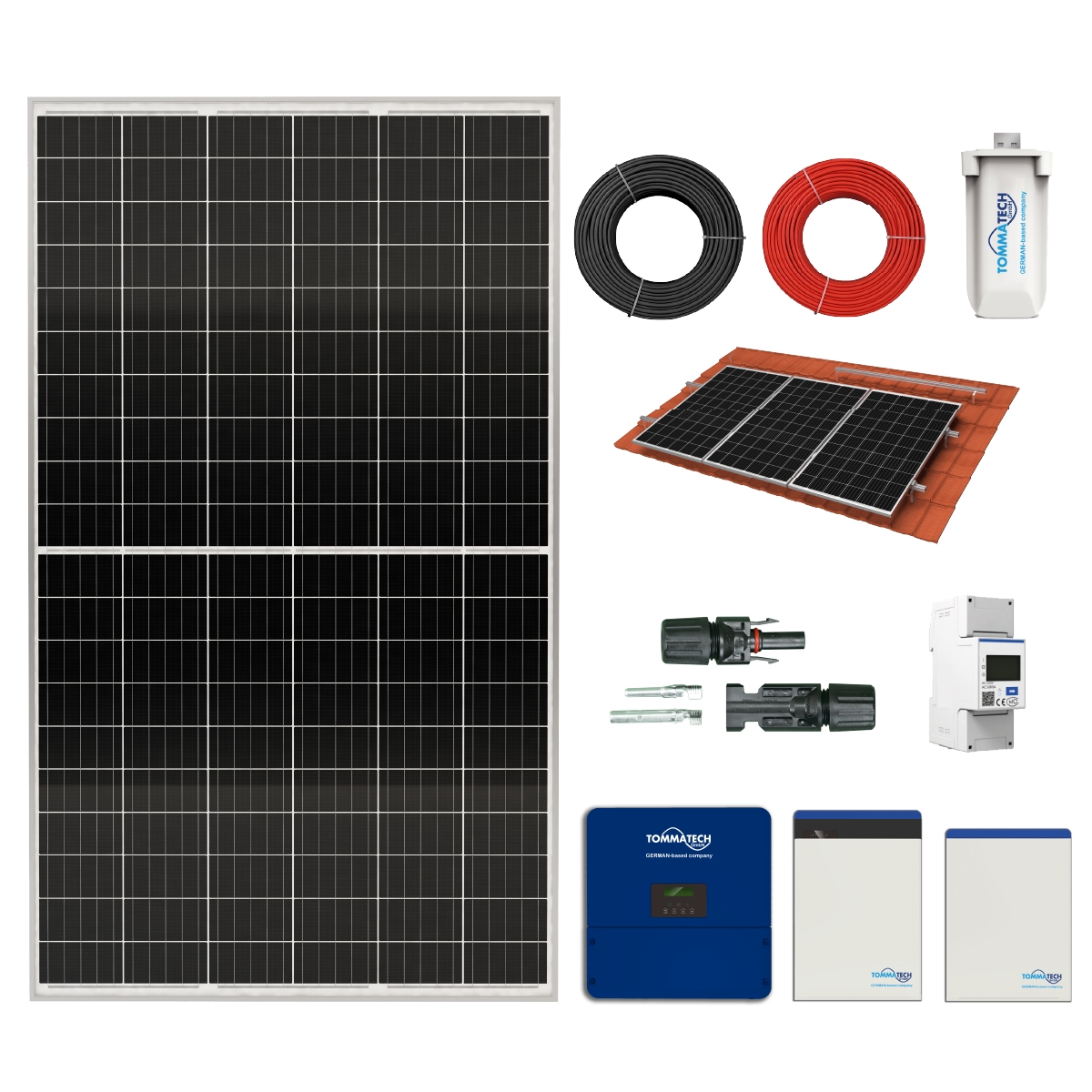 3.68kW / 5.32kWp Solar Hybrid Plug & Play Lösung